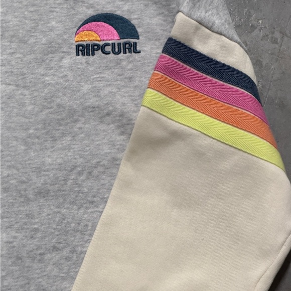 Rip Curl Multicolor Stripe Crewneck Sweater - Picture 2 of 2